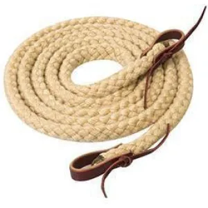 Weaver Leather Silvertip Hollow Braid Trail Reins, 5/8" x 10'