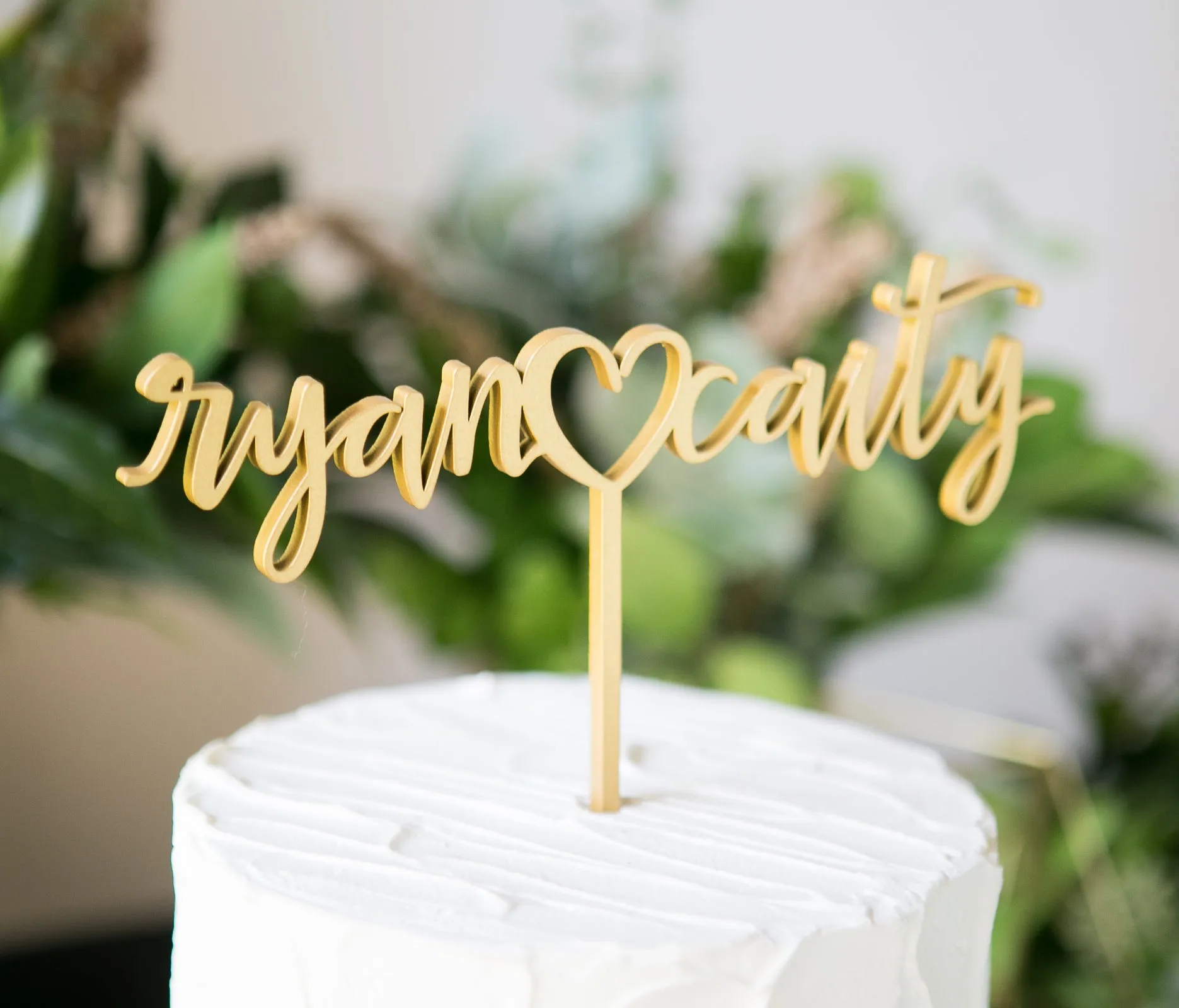 Wedding Cake Topper Names