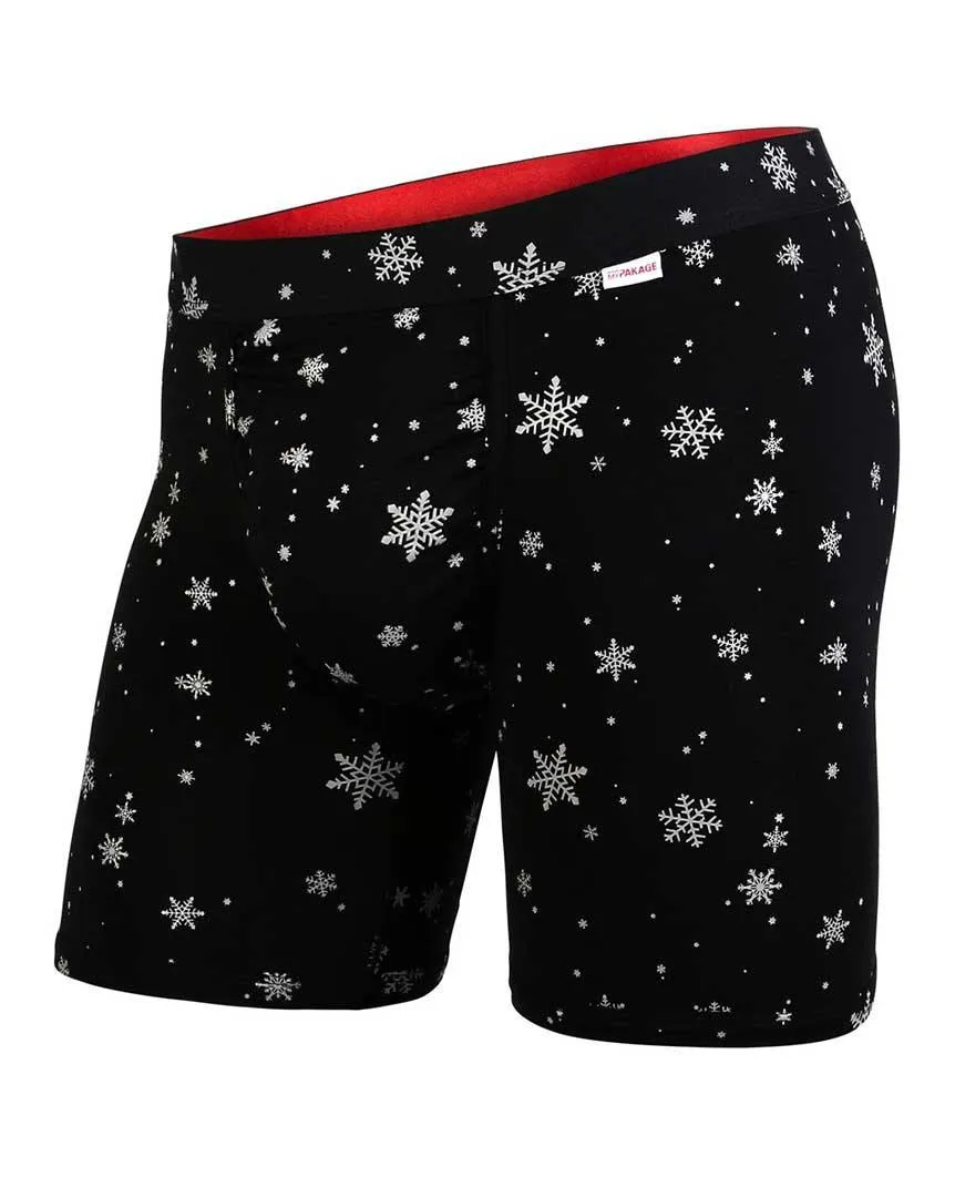 Weekday Boxer Snowy Night Black
