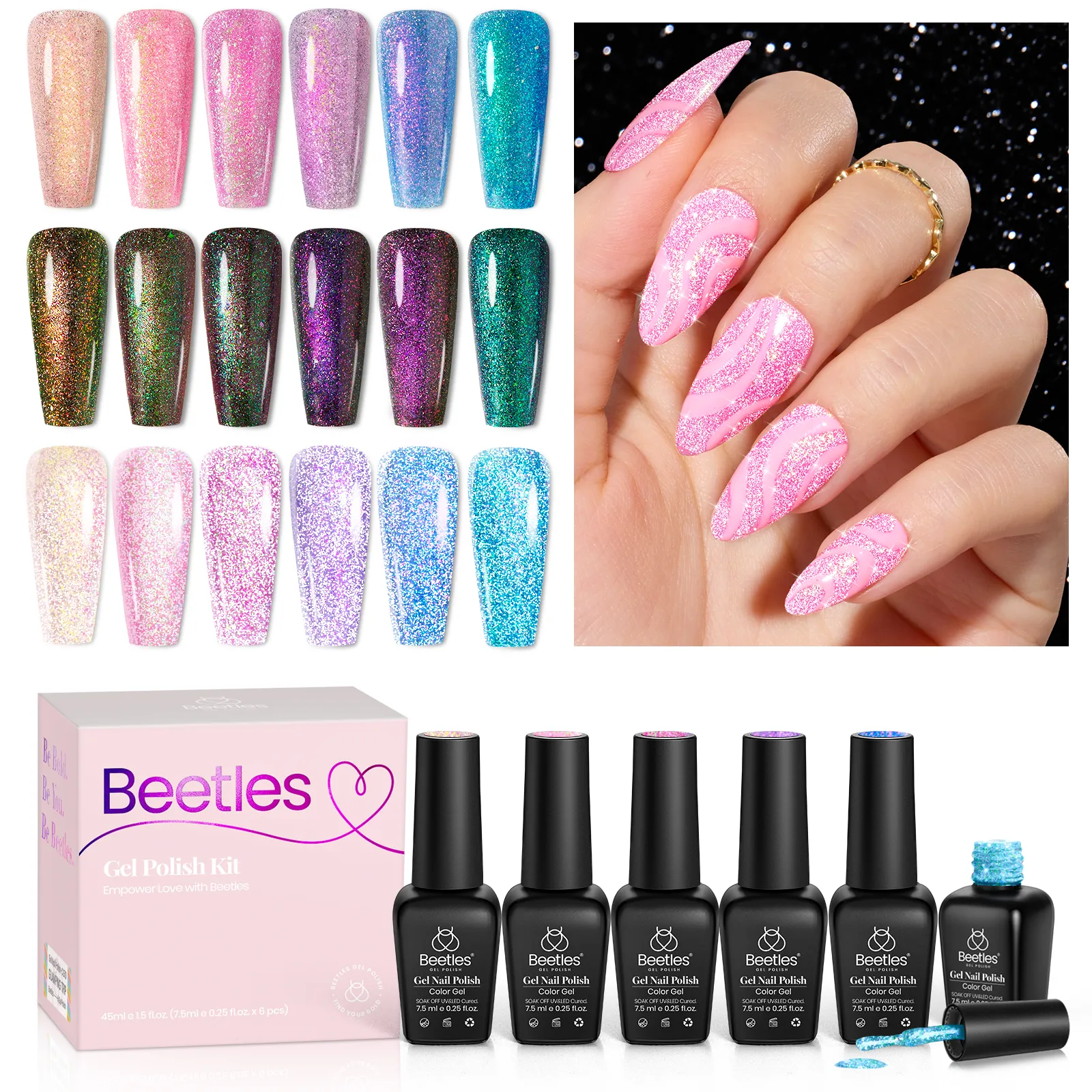 Whimsical Wonders | 6 Colors Gel Polish Set