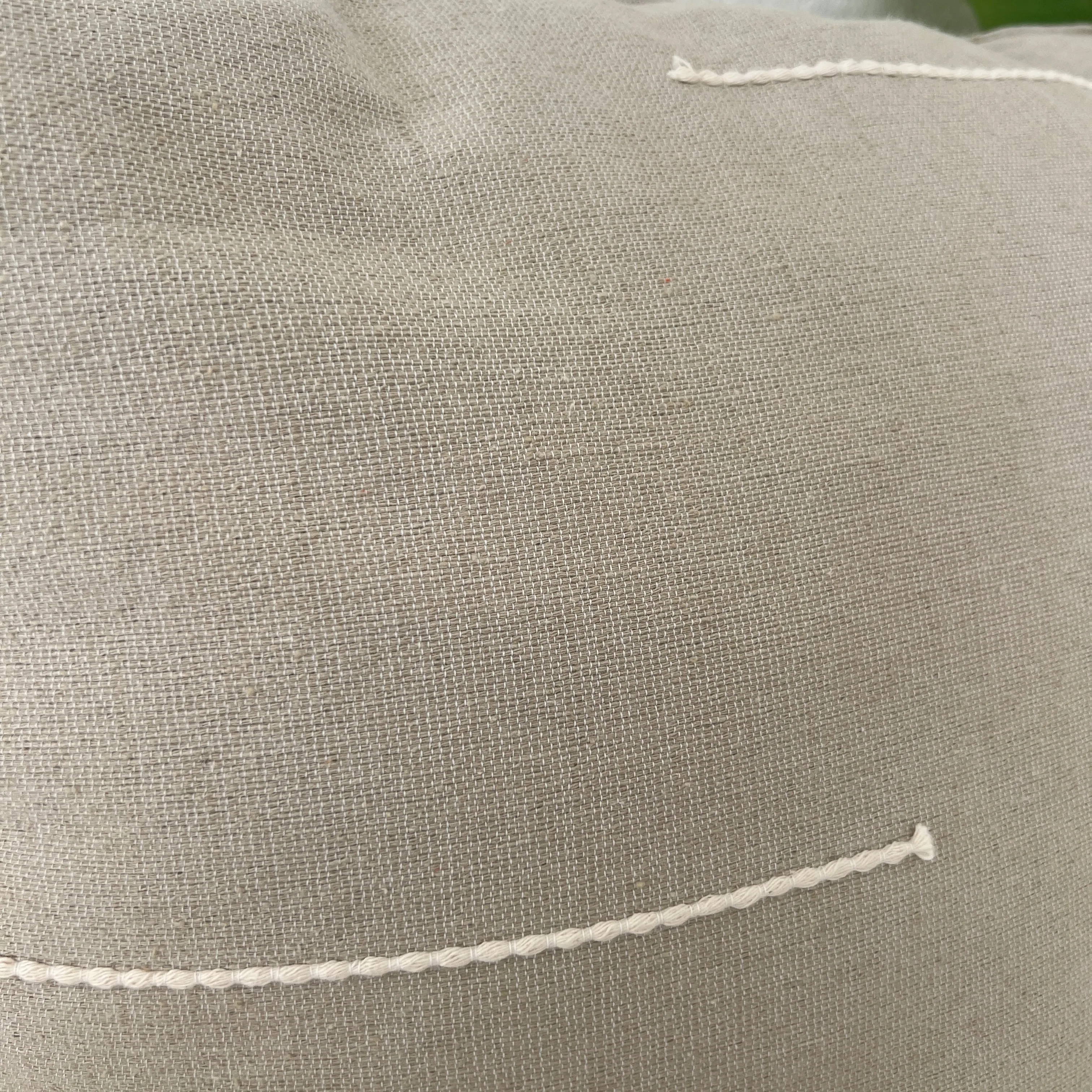 XL Cotton Tassel Pillow № 4