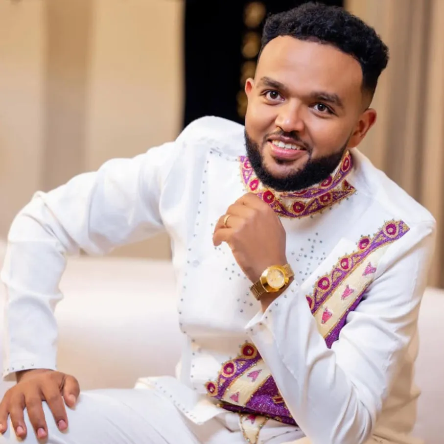 Yaregal  Habesha mens Cloth