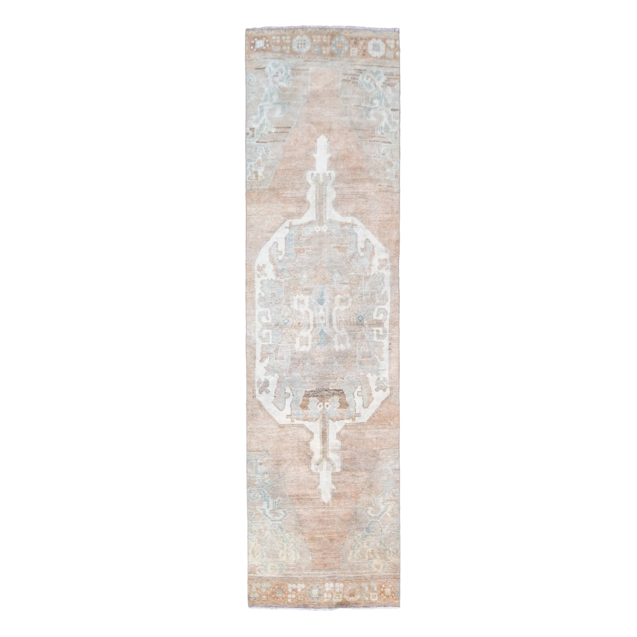 Z109 Handwoven Vintage Rug 3'2x11’9