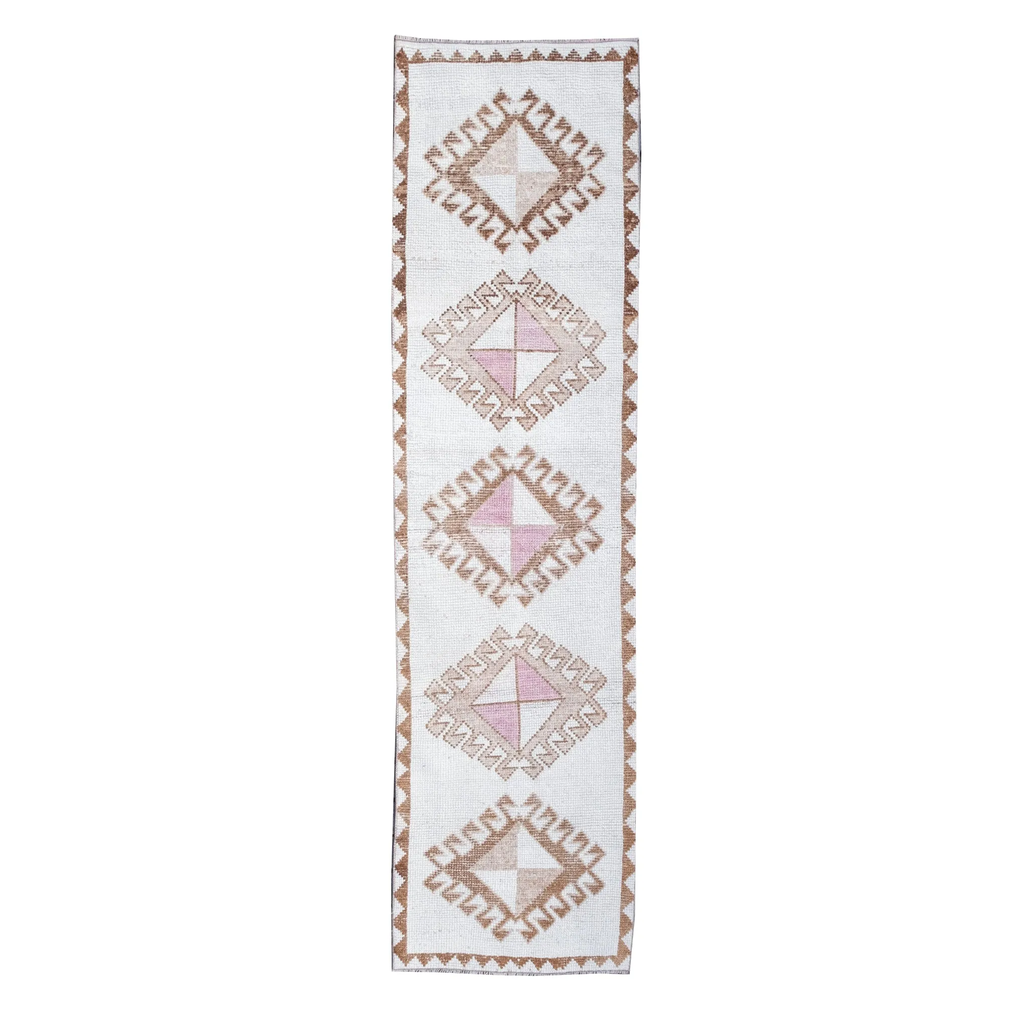 Z172 Handwoven Vintage Rug 2'10x10’4