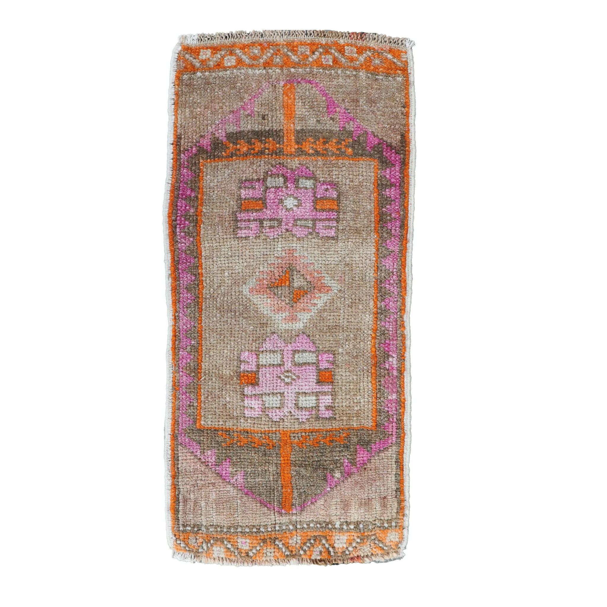 ZM138 Handwoven Vintage Rug 1’3x2’6