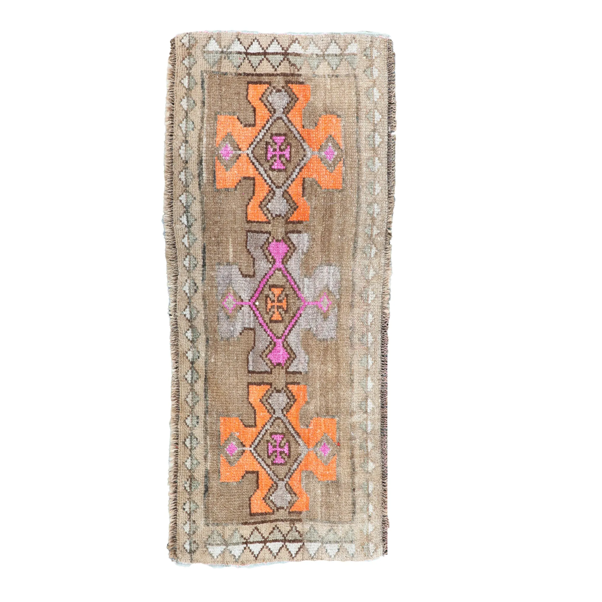 ZM146 Handwoven Vintage Rug 1’4X3’7