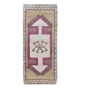 ZM155 Handwoven Vintage Rug 1’6x3'6