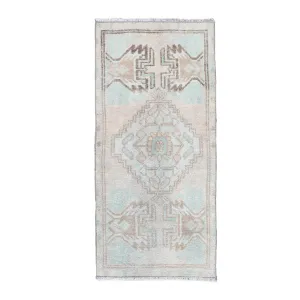 ZM258 Handwoven Vintage Rug 1'4x2’11