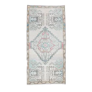ZM262 Handwoven Vintage Rug 1’8x3’4