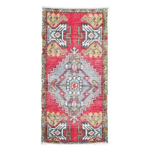 ZM264 Handwoven Vintage Rug 1’8x3'4